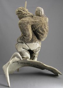 Ron Taylor: INUIT MOTHER WITH BABY IN HER AMAUT