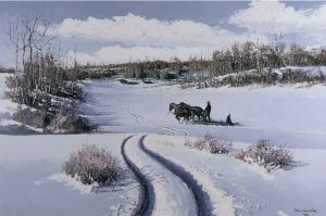 Michael Lonechild: SLOUGHS MAKE GOOD ROADS IN WINTER