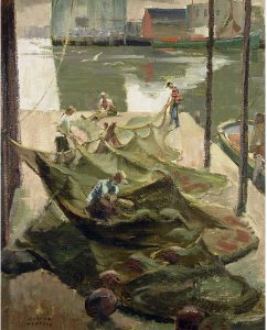 Hilton MacDonald Hassell: MENDING THE NETS (GLOUCESTER)