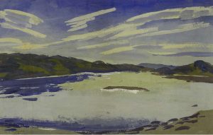 William Goodridge Roberts: LANDSCAPE WITH HILLS AND WATER