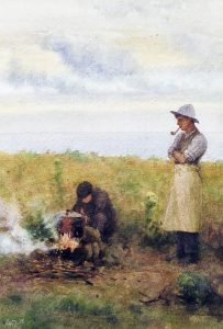 Walter Joseph Phillips: TENDING THE FIRE