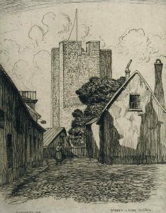 Caroline Helena Armington: STREET IN VISBY, SWEDEN  |  ST. DROTTEN, VISBY, SWEDEN