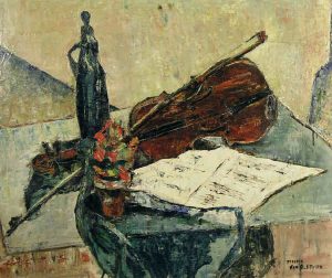 Thelma van Alstyne: VIOLIN AND BOTTLE
