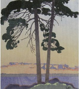 Walter Joseph Phillips: A MUSKOKA SUNSET