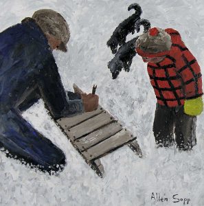 Allen Sapp: REPAIRING THE SLED
