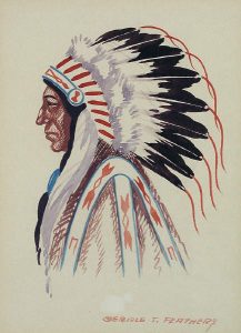 Gerald T. Tailfeathers: CHIEF WITH HEADDRESS