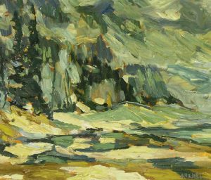 Lawrence Nickle: RIVER LANDSCAPE