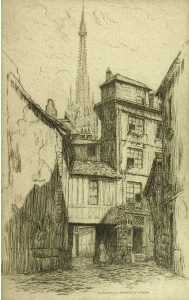 Caroline Helena Armington: LA FLECHE DE LA CATHEDRALE DE ROUEN