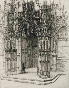 Caroline Helena Armington: L’ENTREE DE L’EGLISE A LOUVIERS