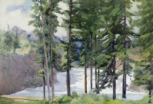 Walter Joseph Phillips: BOW FALLS, BANFF
