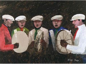 Allen Sapp: FIVE MEN DRUMMING