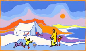 Ted Harrison: NORTHERN CAMP