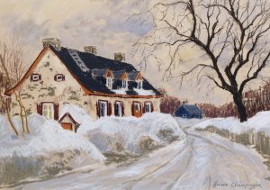 Horace Champagne: OLD HABITATION IN ST. ANNE DE BEAUPRE