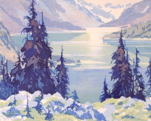 Barbara Harvey Leighton: MORAINE LAKE