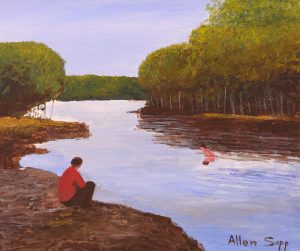 Allen Sapp: HAVING A SWIM