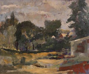 William Lewy Leroy (Roy) Stevenson: LANDSCAPE NEAR NEWTON