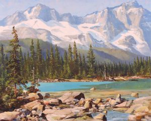 Duncan Mackinnon Crockford: MOUNT ODARAY AND LAKE O’HARA, B.C.