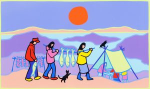 Ted Harrison: SALMON RUN