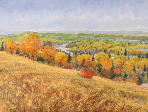 Randolph T. Parker: AUTUMN IN THE VALLEY (N.W. OF CALGARY, ALBERTA)