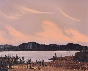 Leyda Campbell: WHIPPED SKIES, LAKE, & SPRUCE SWAMP