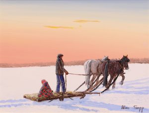 Allen Sapp: LADY GOING TO VISIT