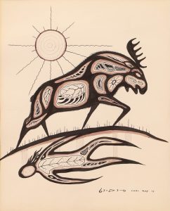 Carl Ray: MOOSE AND SPIRIT BEING
