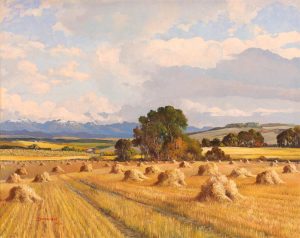 Duncan Mackinnon Crockford: APPROACHING STORM, SCENE NR PRIDDIS, ALTA.