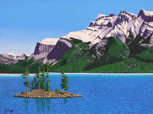 Barbara Engel: LAKE MINNEWANKA, BANFF NATIONAL PARK
