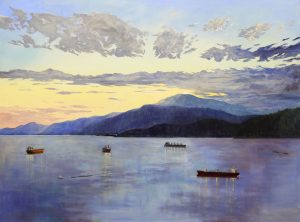 Nicolas N. de Grandmaison: LATE SPRING EVENING, ENGLISH BAY