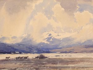 Alfred Crocker Leighton: FOOTHILLS, MORLEY, ALBERTA