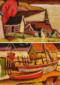 Jean-Guy Desrosiers (2): EN HAUT DE LA COTE (CHARLEVOIX) / UN VIEUX QUAI