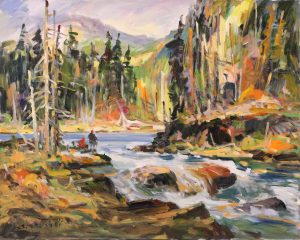 Serge Brunoni: RIVER KIKING (sic) HORSE, ALBERTA