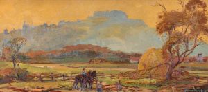 James Bisset Crockart: STIRLING FROM RIVER FORTH
