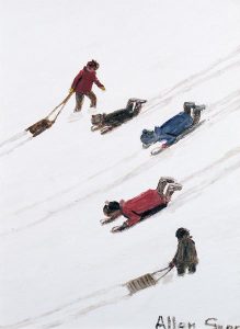 Allen Sapp: LIL’ FELLOWS SLEDDING