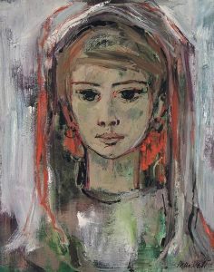 Jack Harold Markell: PORTRAIT OF A GIRL WITH RED HAIR