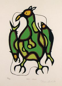 Norval H. Morrisseau: GREAT CIRCLE  |  JOY RIDING  |  ATTENTION
