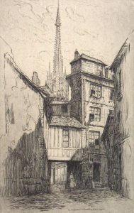 Caroline Helena Armington: L’EGLISE ST. MACLOU A ROUEN  |  LA FLECHE DE LA CATHEDRALE DE ROUEN