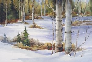 Irene Wahl: FOREST IN WINTER