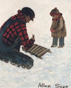 Allen Sapp: MY DAD’S MAKING A LIL’ SLEIGH FOR ME