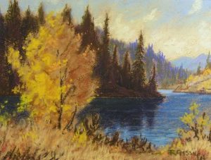 Roland Gissing: THE BOW RIVER NEAR BANFF