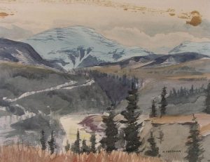Richard (Dick) Audley Freeman: ROCKY MOUNTAINS AND RIVER VALLEY