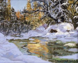 Horace Champagne: RIVIERE L’EPAULE, PARC DE LA JACQUES CARTIER, QUEBEC