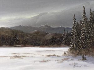 Allan Robert Thompson: WINTER VIEW OF THE ROCKIES