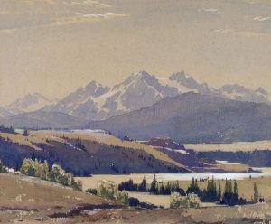 Alfred Crocker Leighton: BOW VALLEY, NEAR MORLEY FLATS