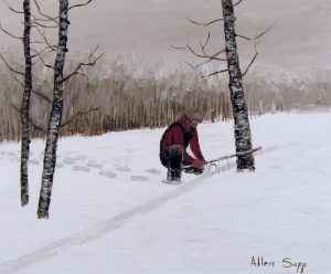 Allen Sapp: I’M SETTING A SNARE FOR A RABBIT