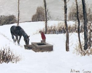 Allen Sapp: GETTING WATER FOR THE HORSE
