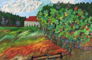 Christine Reimer: APPLE TREES AND BARN