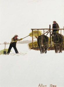 Allen Sapp: BRINGING HOME HAY