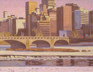 Illingworth Holey Kerr: EVENING LIGHT, SPRING, TENTH STREET BRIDGE