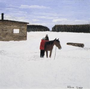 Allen Sapp: GRANDFATHER GIVING ME A RIDE